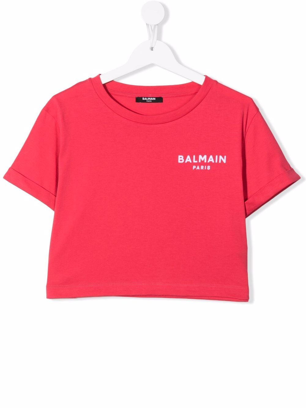 фото Balmain kids футболка с логотипом