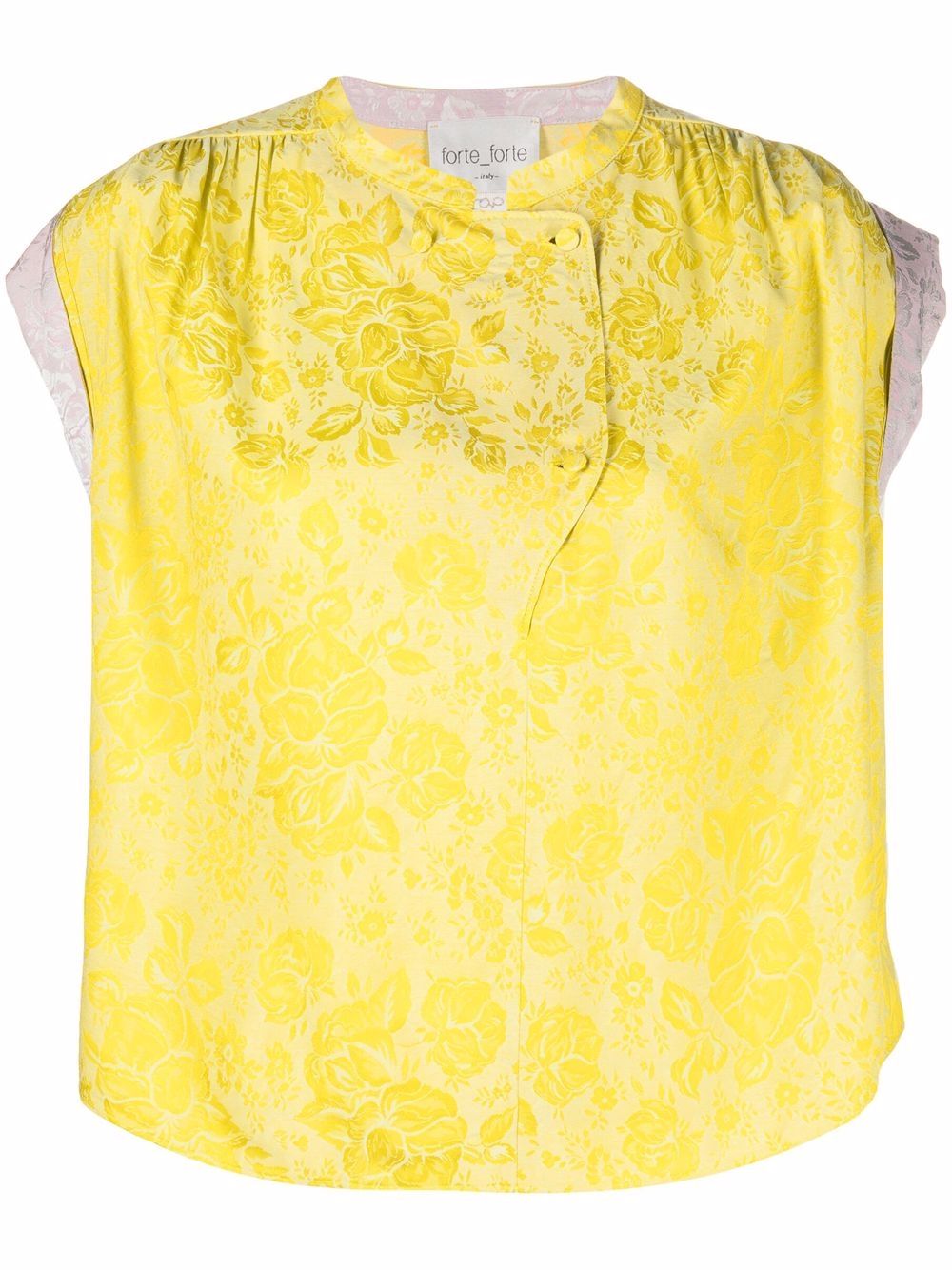 

Forte Forte blusa con estampado floral - Amarillo