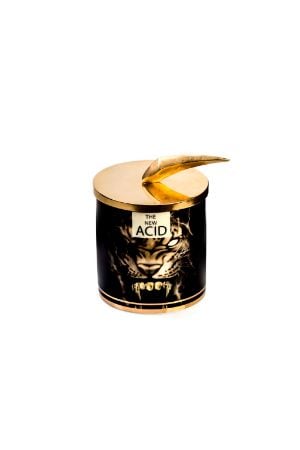 Tiger And Teeth-Print Scented Candle