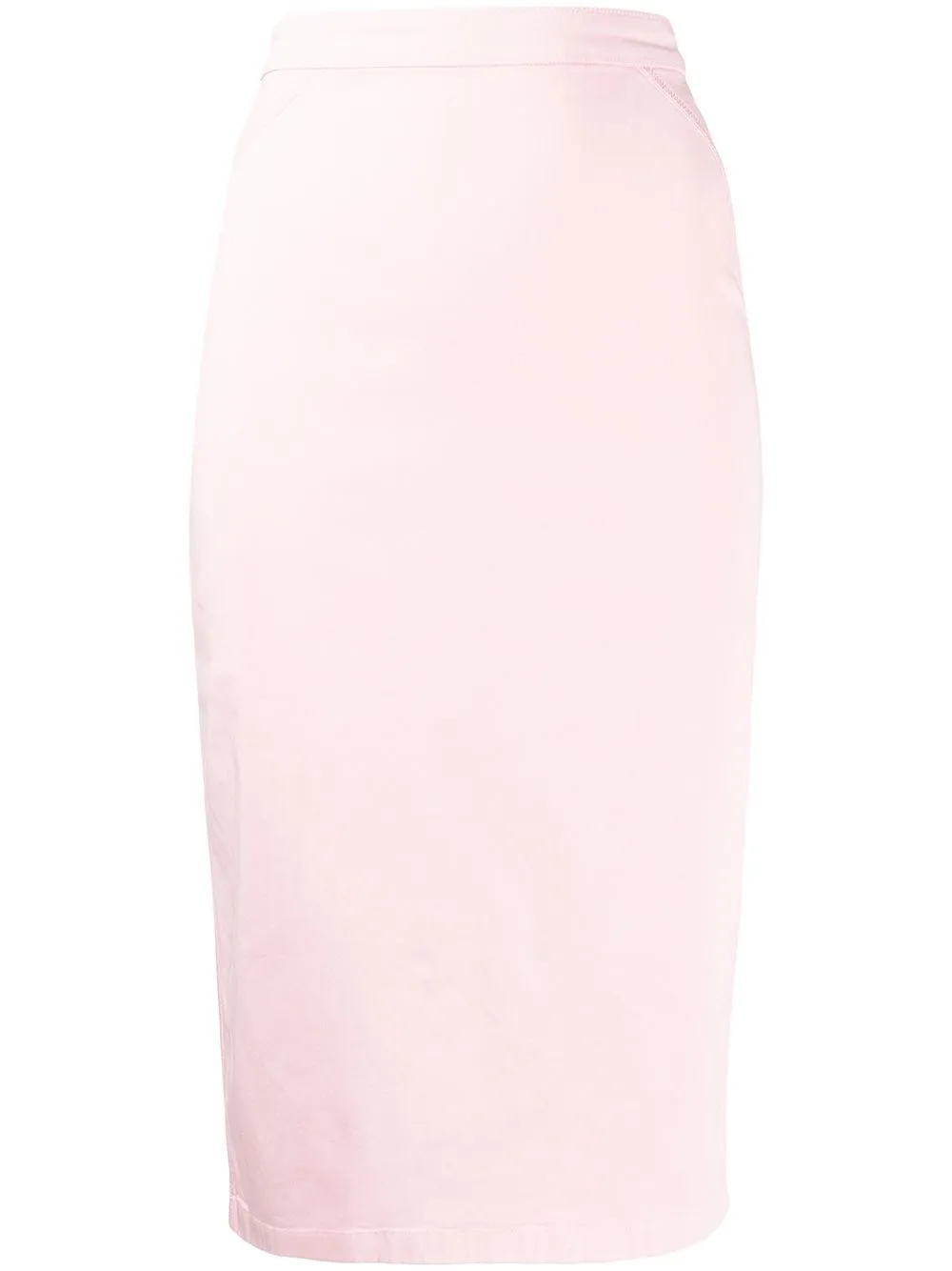 

Nº21 zip-detail pencil skirt - Pink