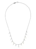 Suzanne Kalan 18kt white gold Cascade diamond necklace - Silver