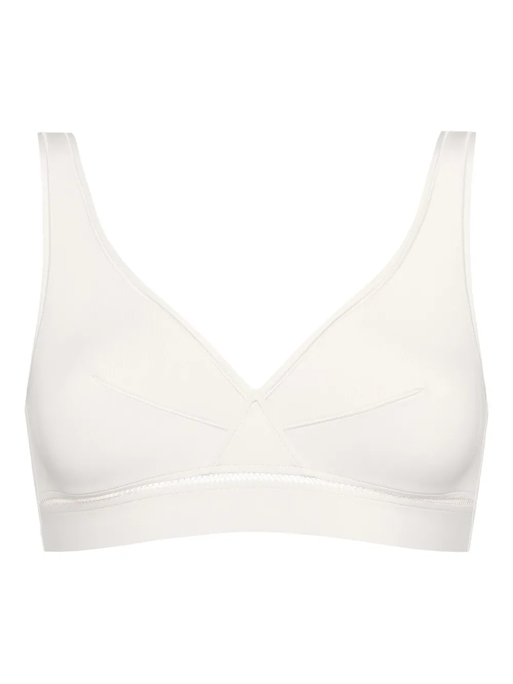 ERES Sasha wireless cropped bra | White | Image 1