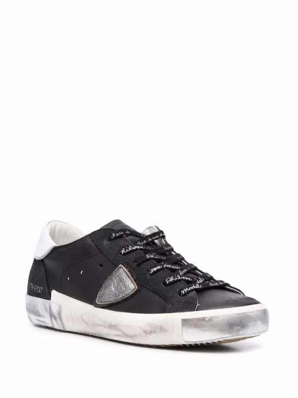 Philippe Model Paris PRSX lace-up Sneakers | Black | FARFETCH