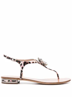 Miley metallic hot sale jelly sandal