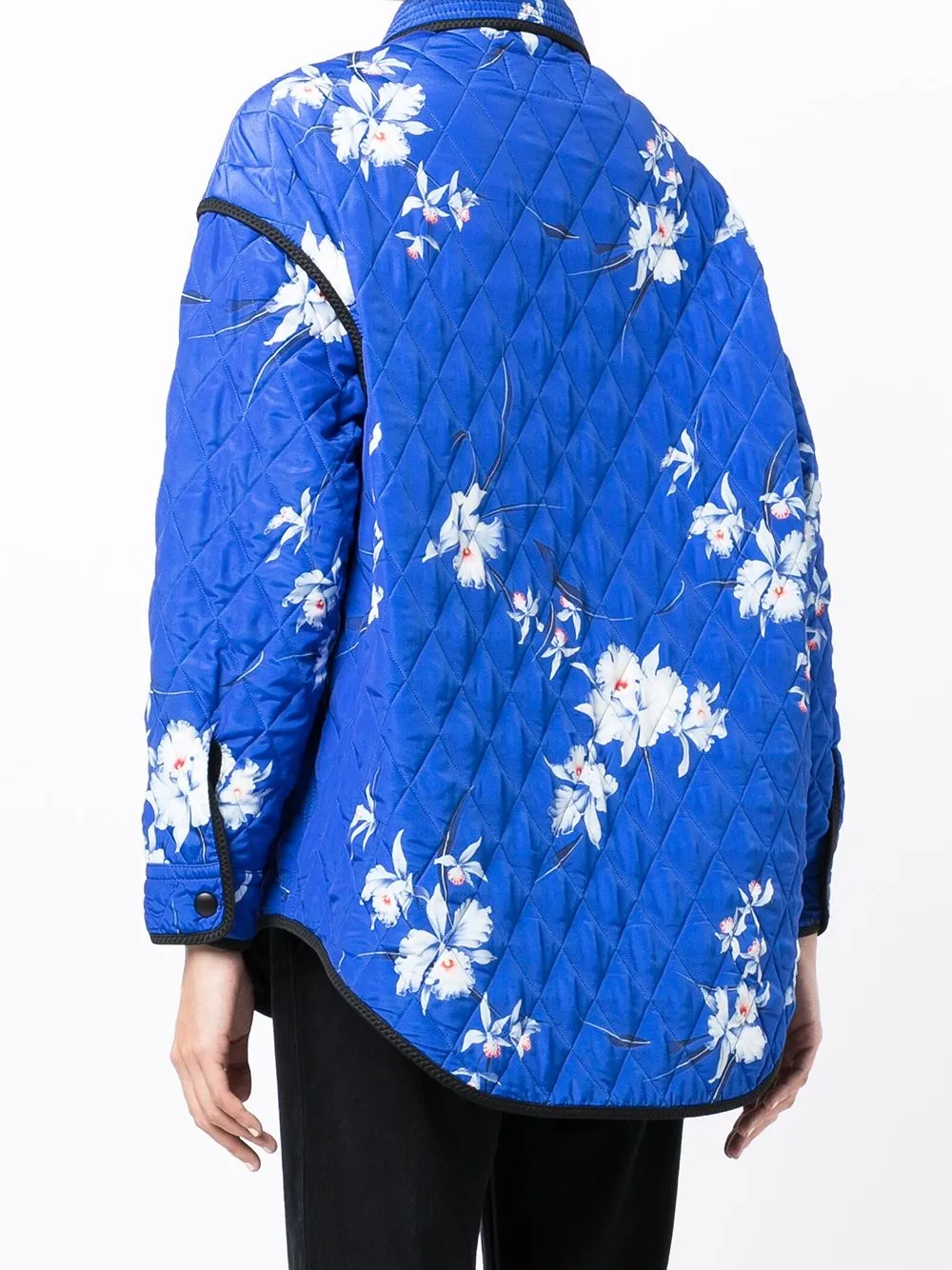 Nº21 floralprint Quilted Jacket Farfetch