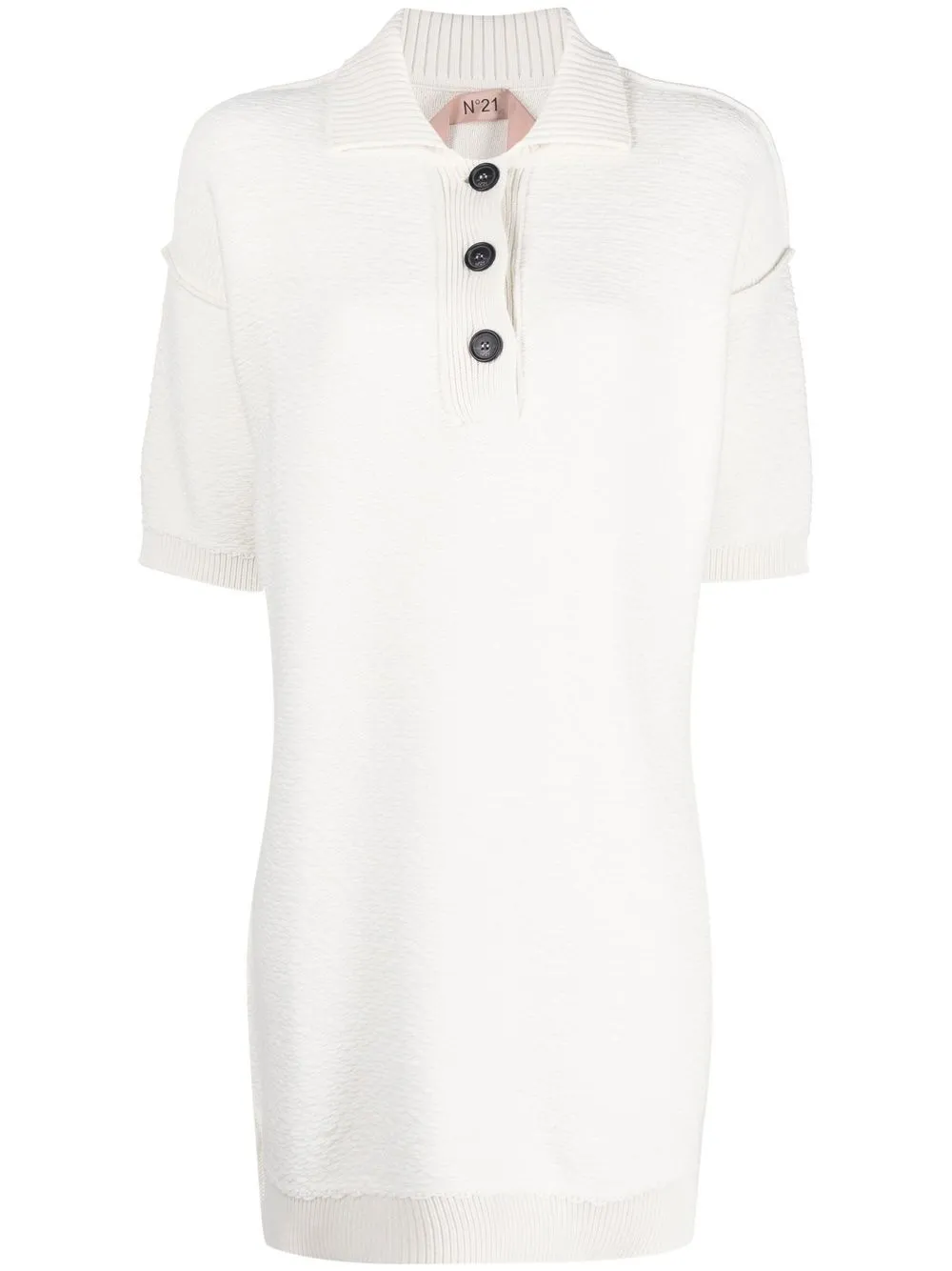 

Nº21 vestido estilo polo - Blanco