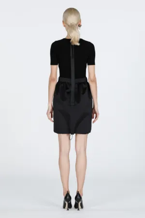 Drawstring Mini Dress