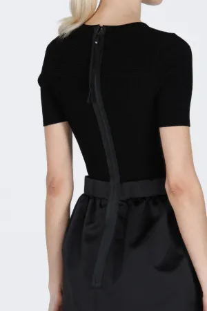 Drawstring Mini Dress