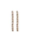 Suzanne Kalan 18kt rose gold Baby Tennis diamond earrings