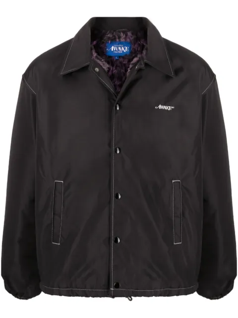 Awake NY embroidered-logo long-sleeve jacket