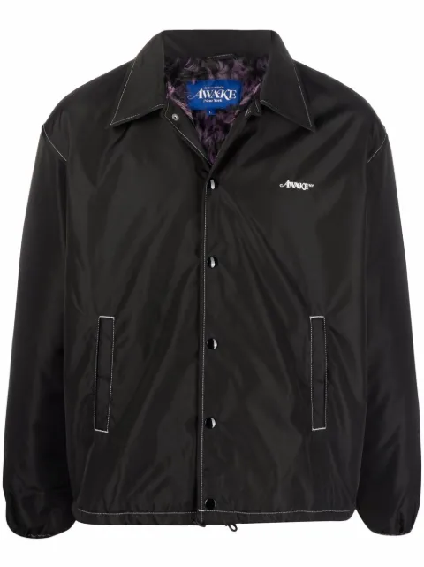 Awake NY embroidered-logo long-sleeve jacket