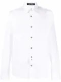 Philipp Plein buttoned smock-panel shirt - White