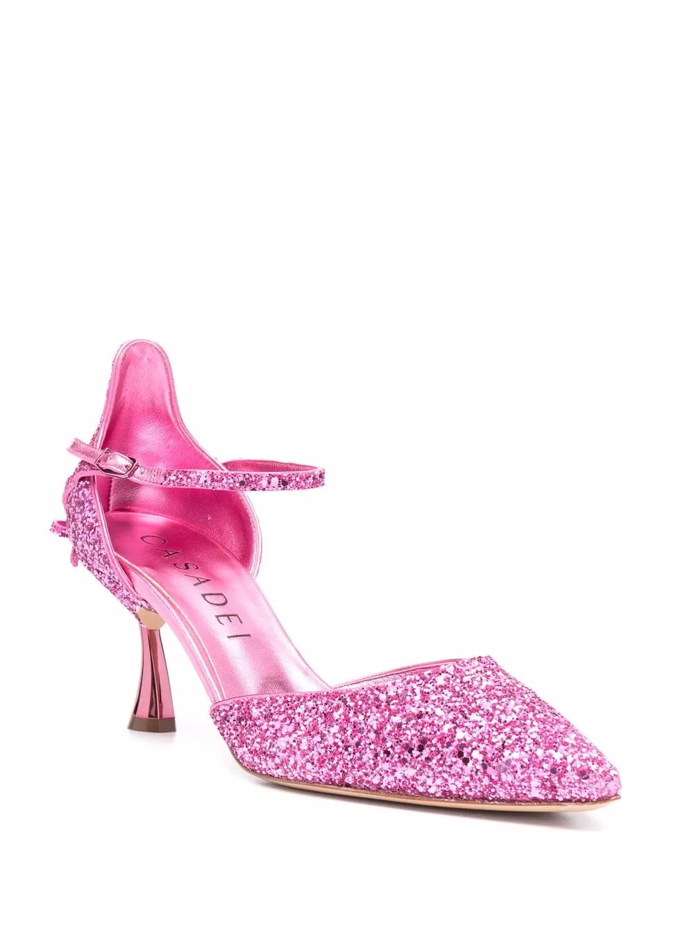 фото Casadei туфли k blade penny с блестками