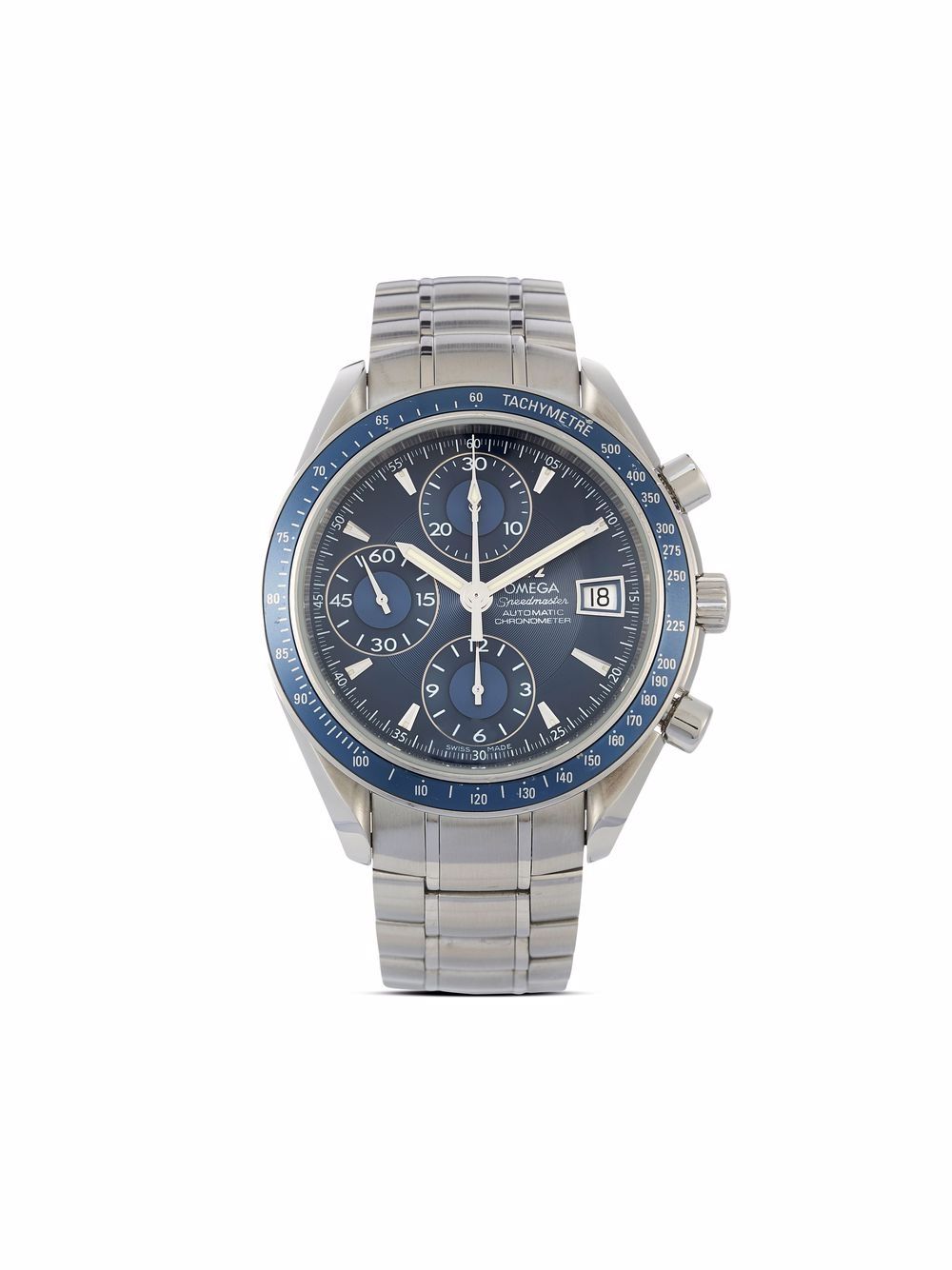 фото Omega наручные часы speedmaster date pre-owned 40 мм