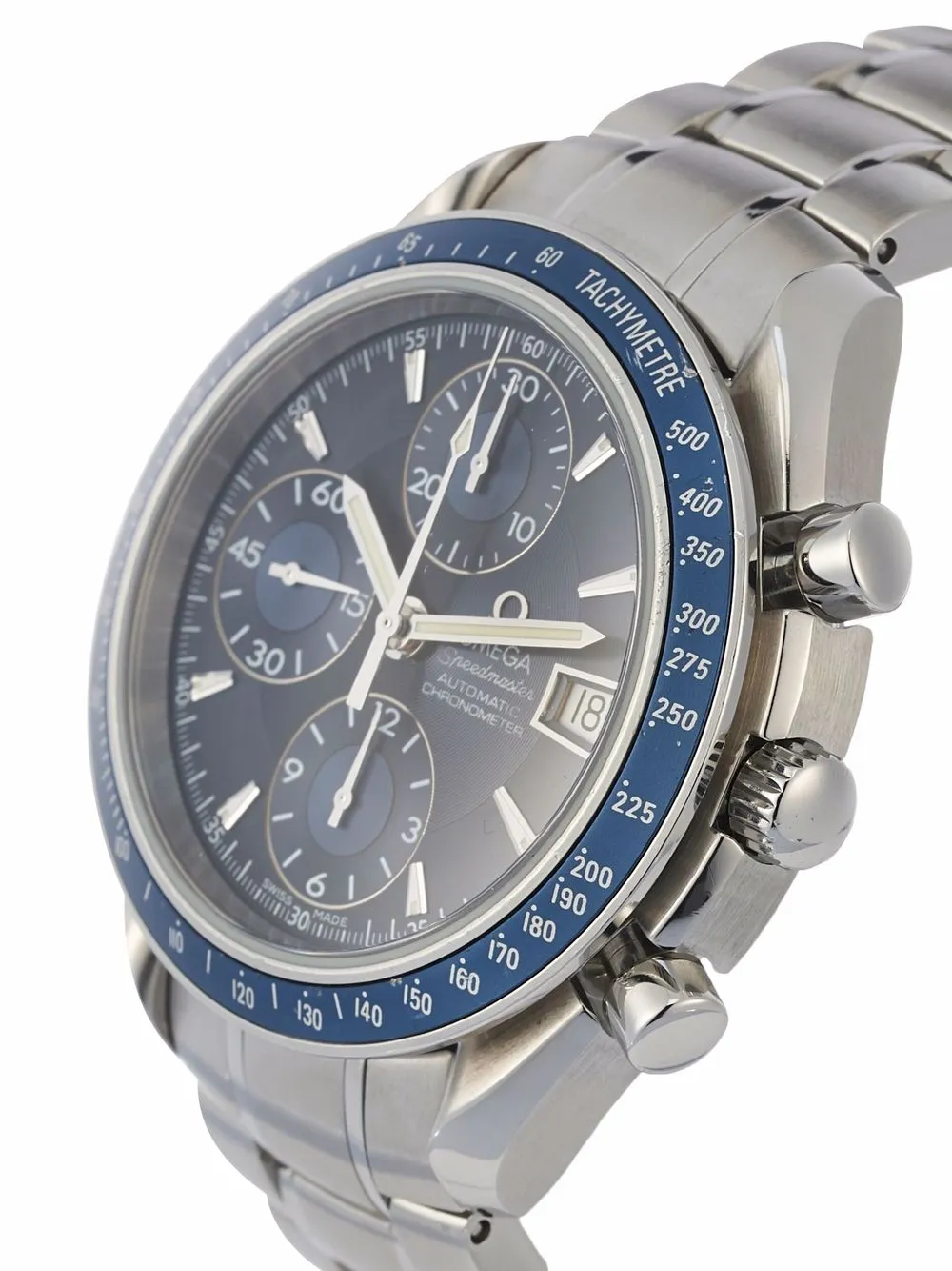 фото Omega наручные часы speedmaster date pre-owned 40 мм