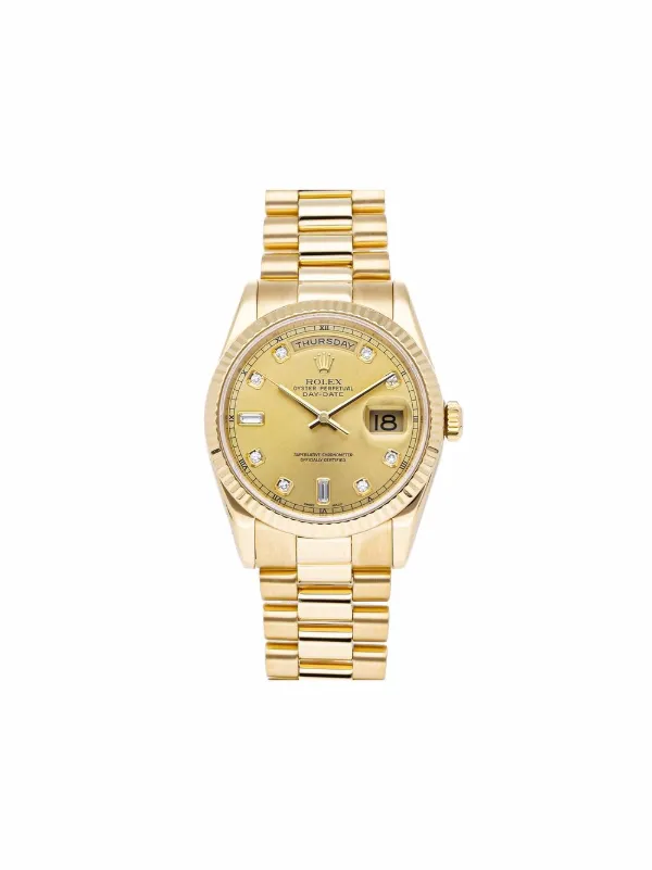 plain gold rolex