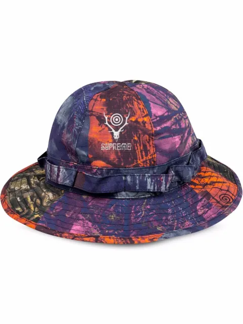 Supreme x South2 West8 "Camo" jungle hat