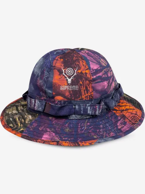 Supreme x South2 West8 "Camo" jungle hat
