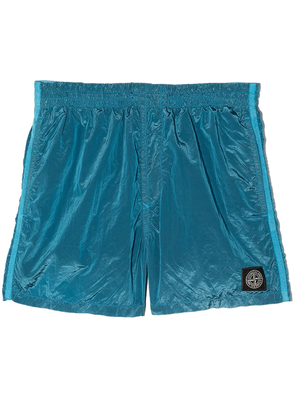 

Stone Island Junior Compass-patch swim shorts - Blue