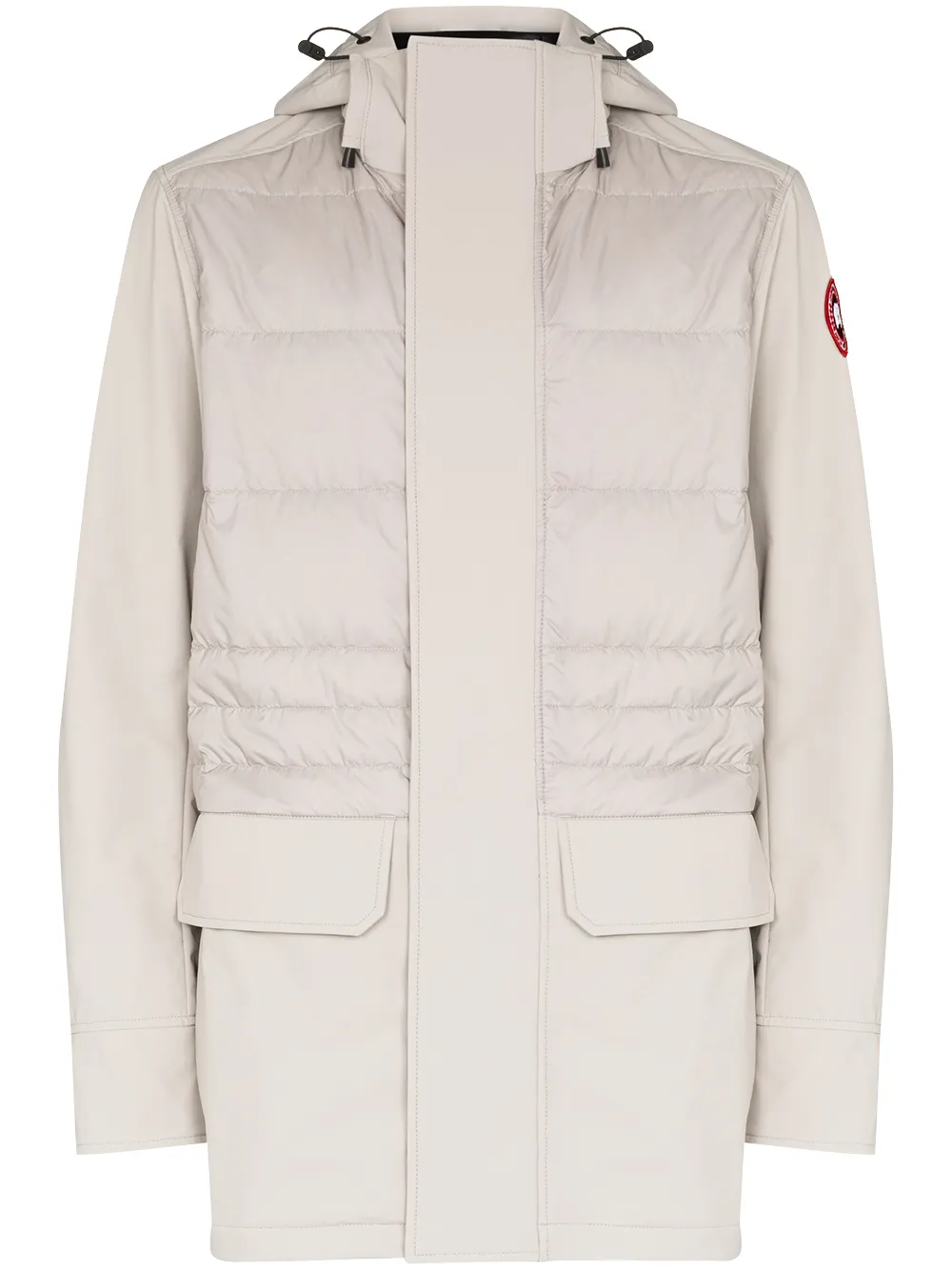 

Canada Goose parca Breton con capucha - Gris