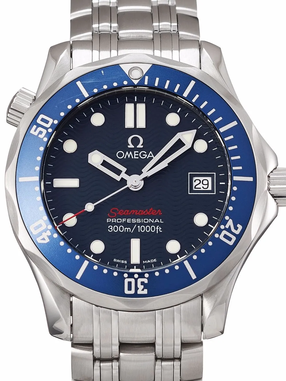 OMEGA preowned Seamaster 38mm Farfetch