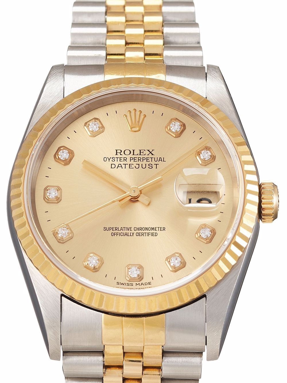 фото Rolex наручные часы datejust pre-owned 36 мм 1999-го года