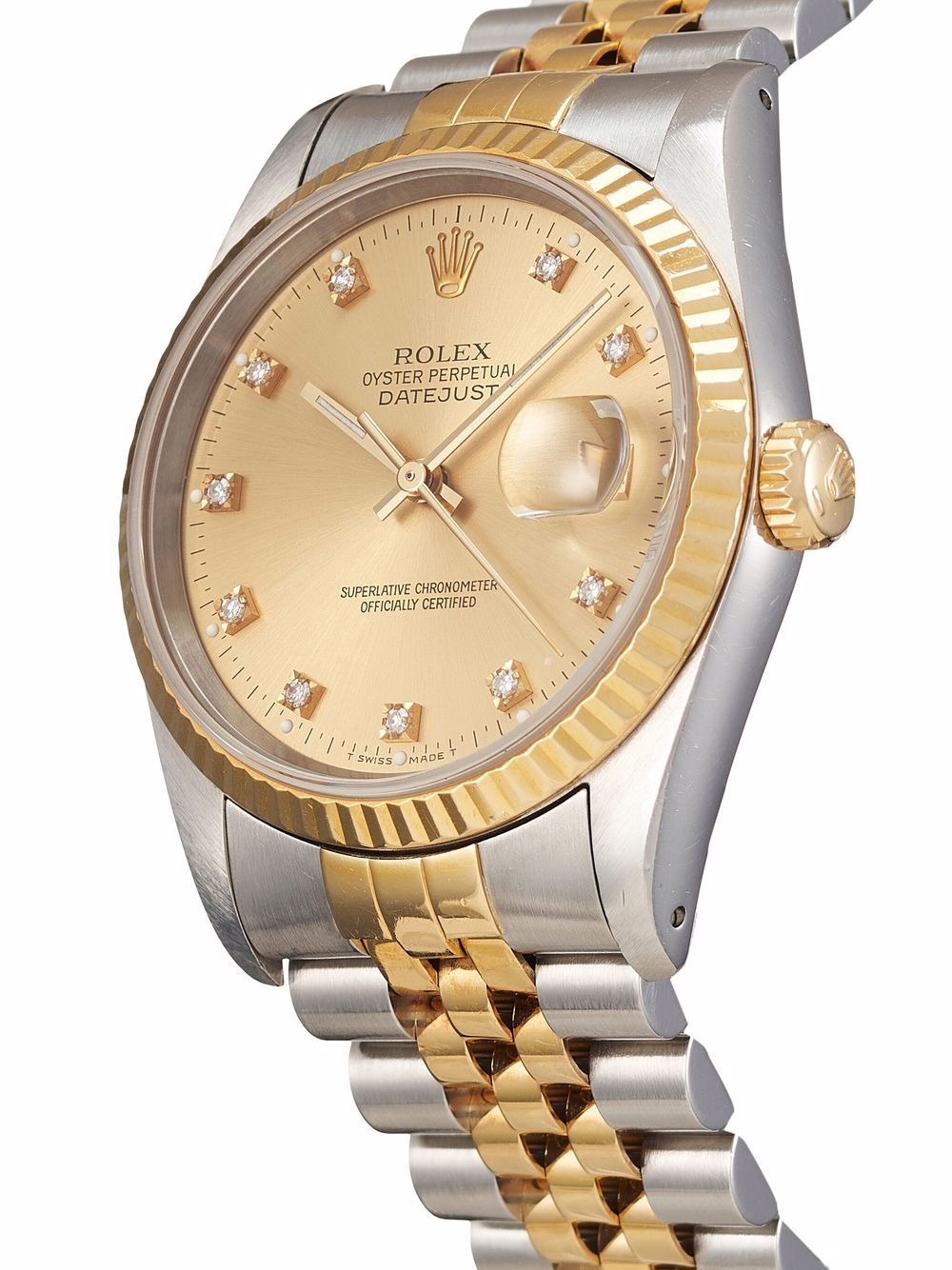 фото Rolex наручные часы datejust pre-owned 36 мм 1991-го года