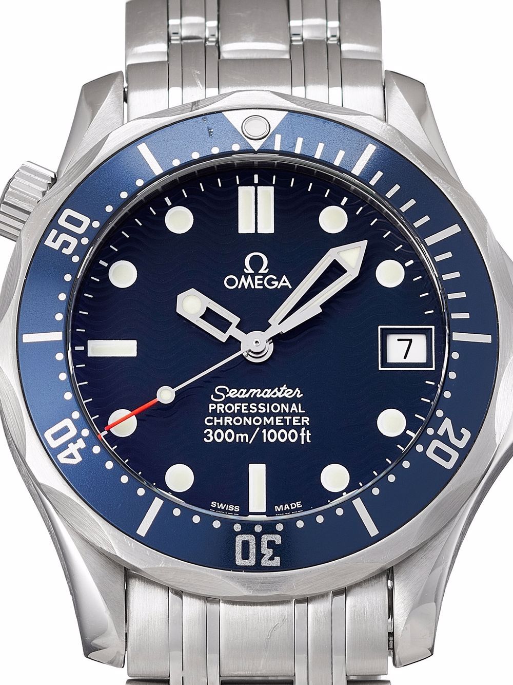 фото Omega наручные часы seamaster diver 300 м pre-owned 36 мм 1999-го года