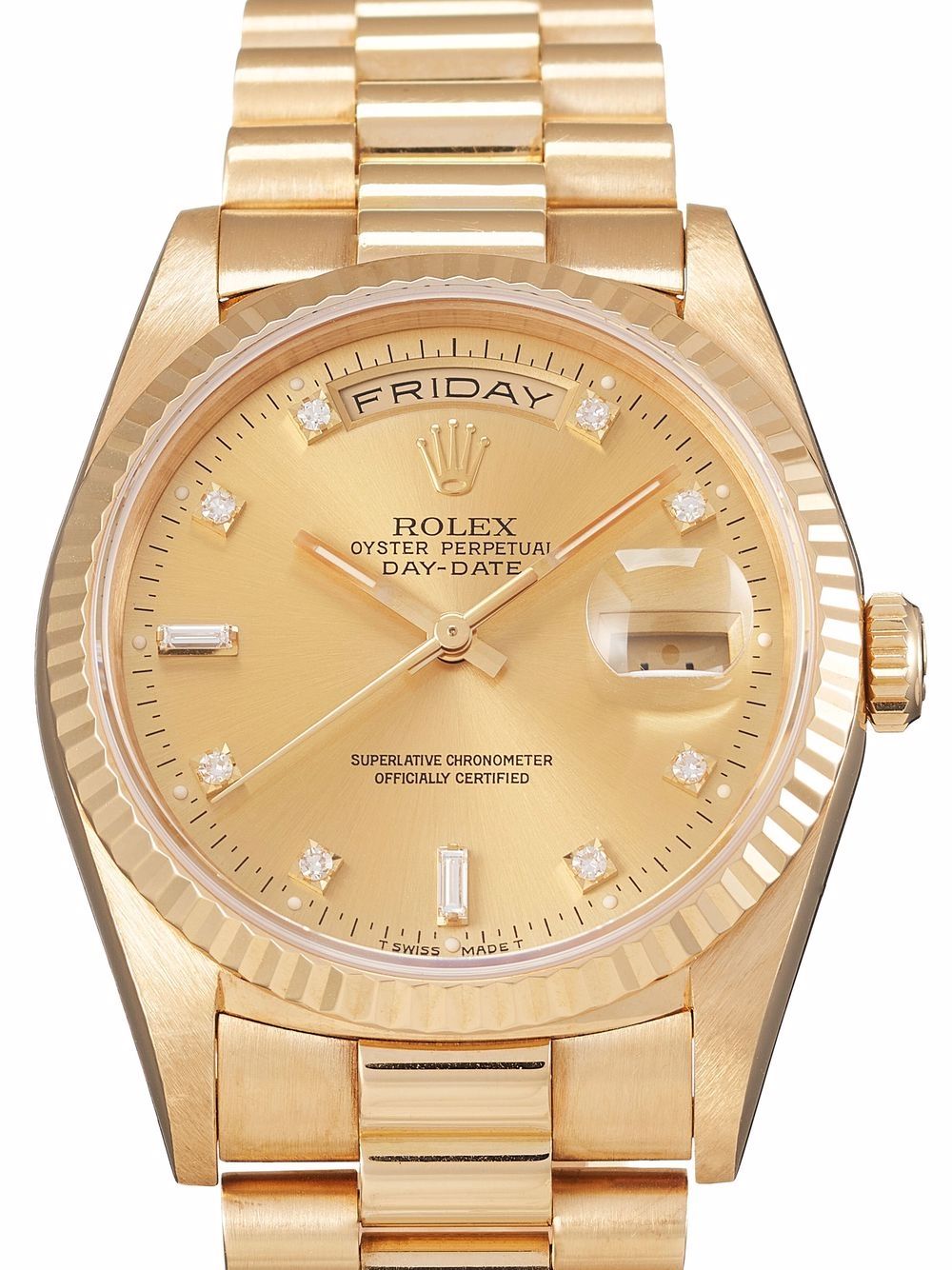 фото Rolex наручные часы day-date pre-owned 36 мм 1993-го года