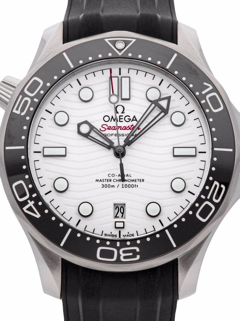 фото Omega наручные часы seamaster diver pre-owned 42 мм 2021-го года