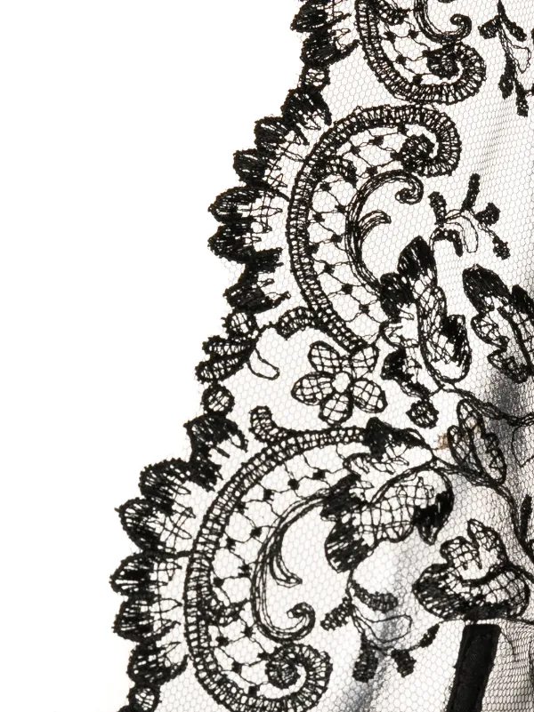 【KIKI DE MONTPARNASSE】tulle soft-cup トライアングル bra Kiki De Montparnasse Margot Silk-Blend Satin-Trimmed