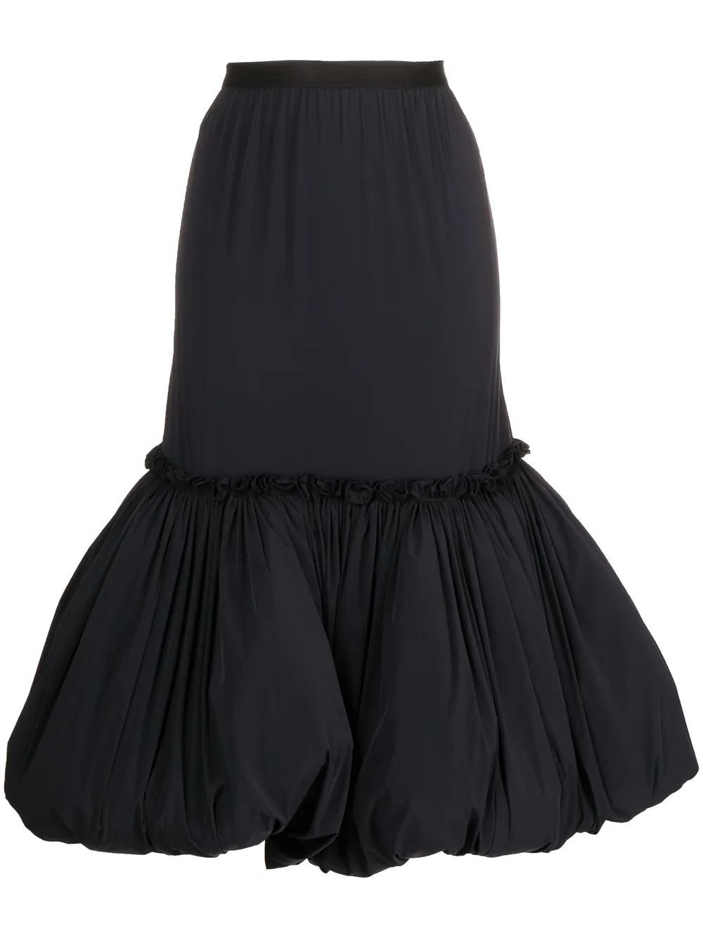 

Enföld ruffle-hem midi skirt - Black