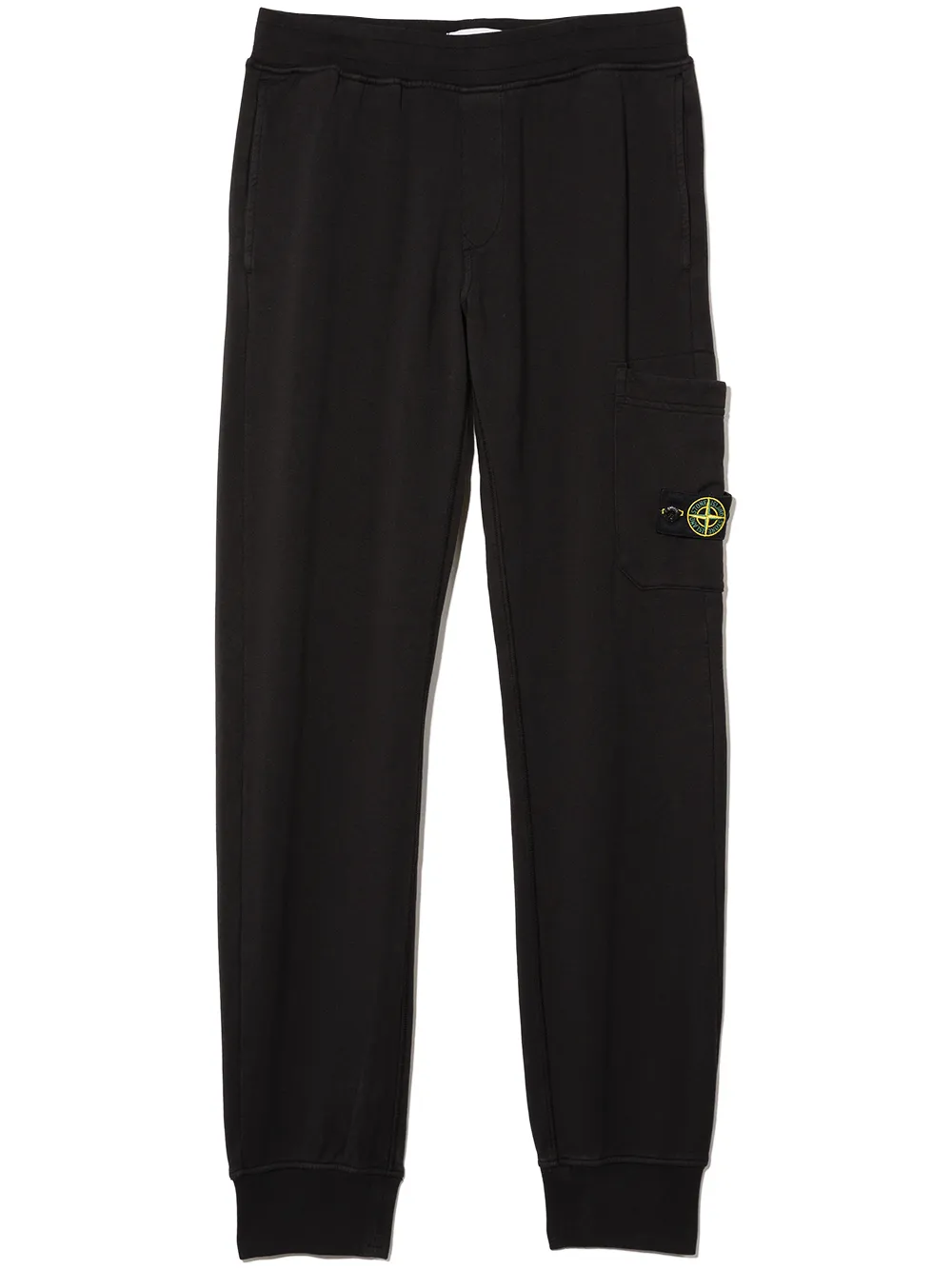 

Stone Island Junior pants con distintivo de brújula - Negro