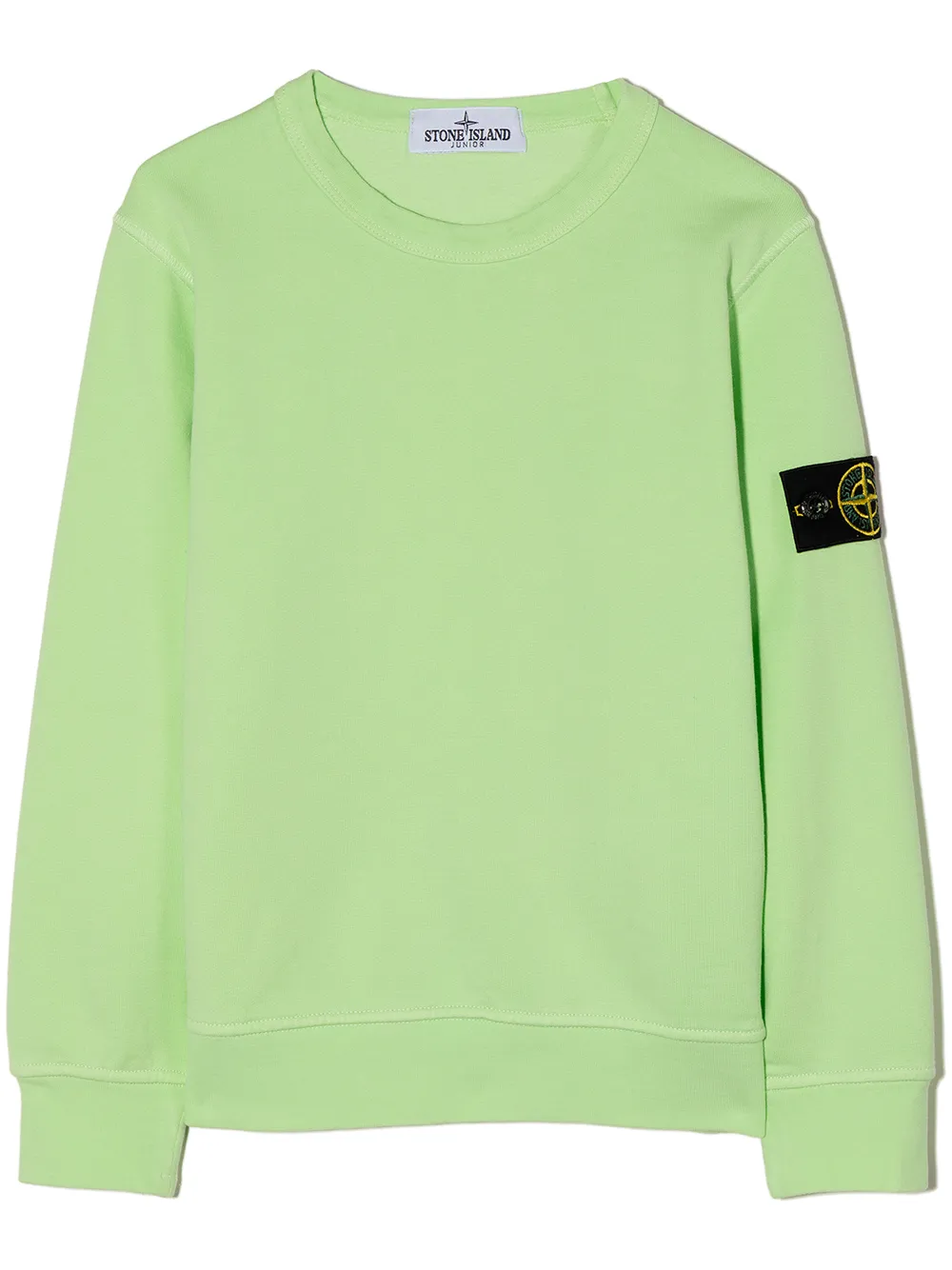 

Stone Island Junior Compass-patch crew-neck sweatshirt - Green