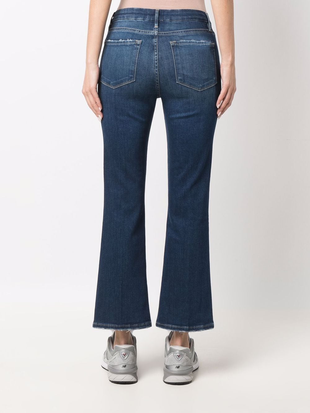 Frame Lowrise Flared Jeans In Blue ModeSens