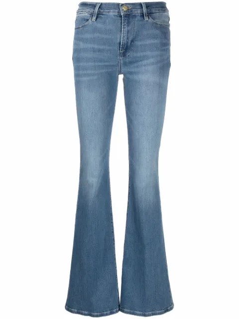 FRAME high-waisted flared jeans