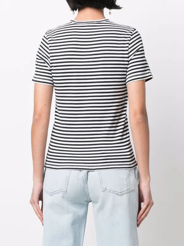 FRAME horizontal-striped T-shirt - Farfetch