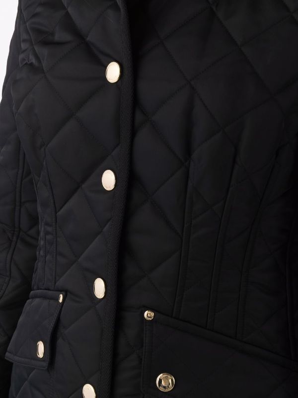 Burberry corduroy-collar diamond-quilted Barn Jacket - Farfetch