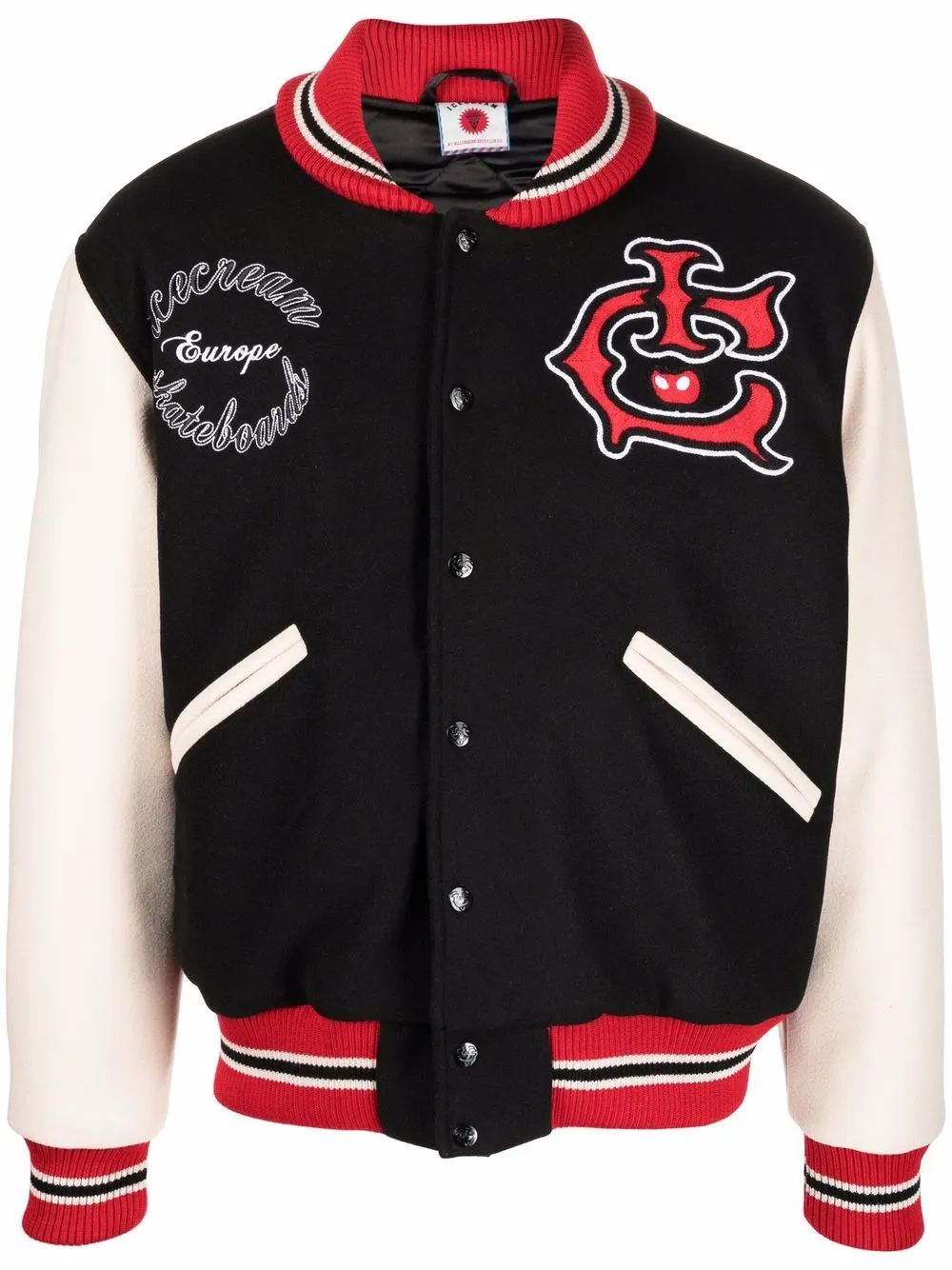 ICECREAM logo-patch sport jacket | Smart Closet