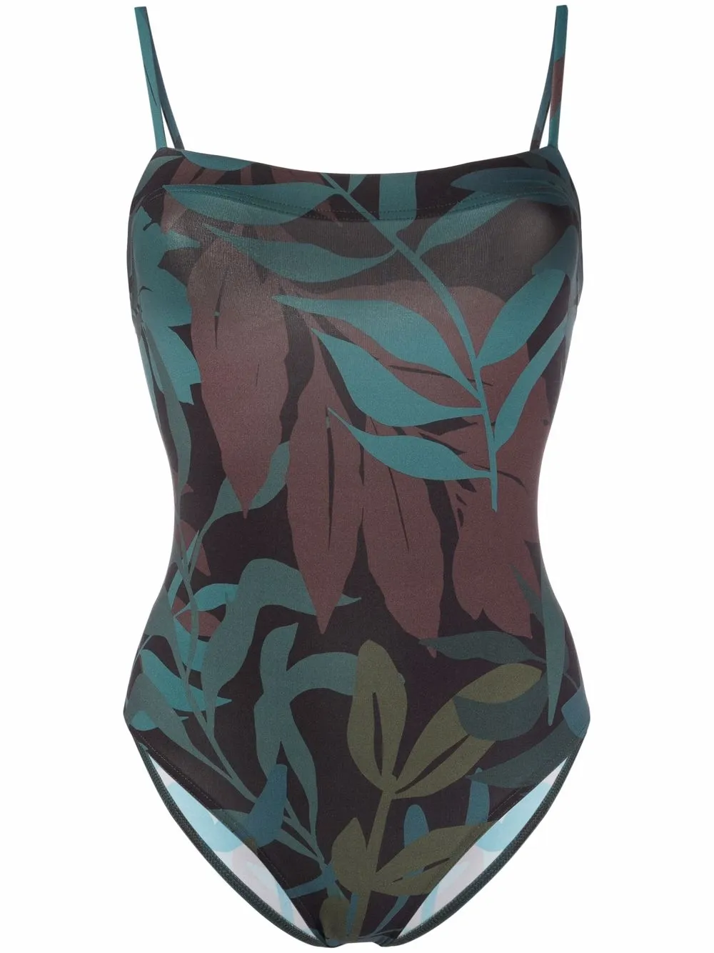 

ERES Arbousier-print one-piece swimsuit - Green