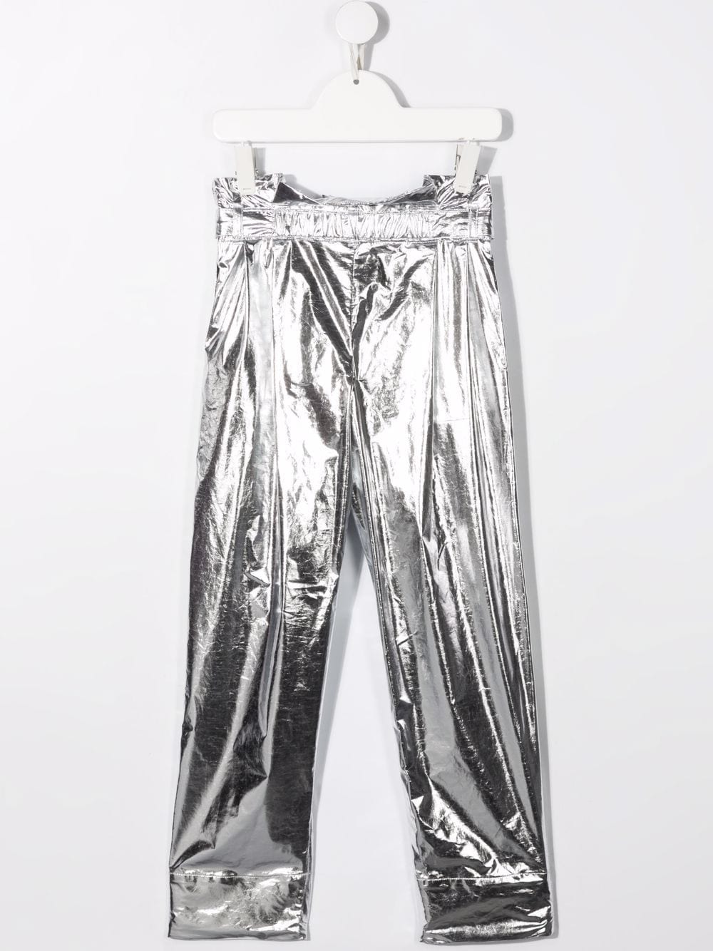Image 2 of Balmain Kids metallic straight-leg trousers