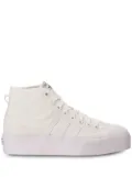 adidas Nizza flatform mid sneakers - White