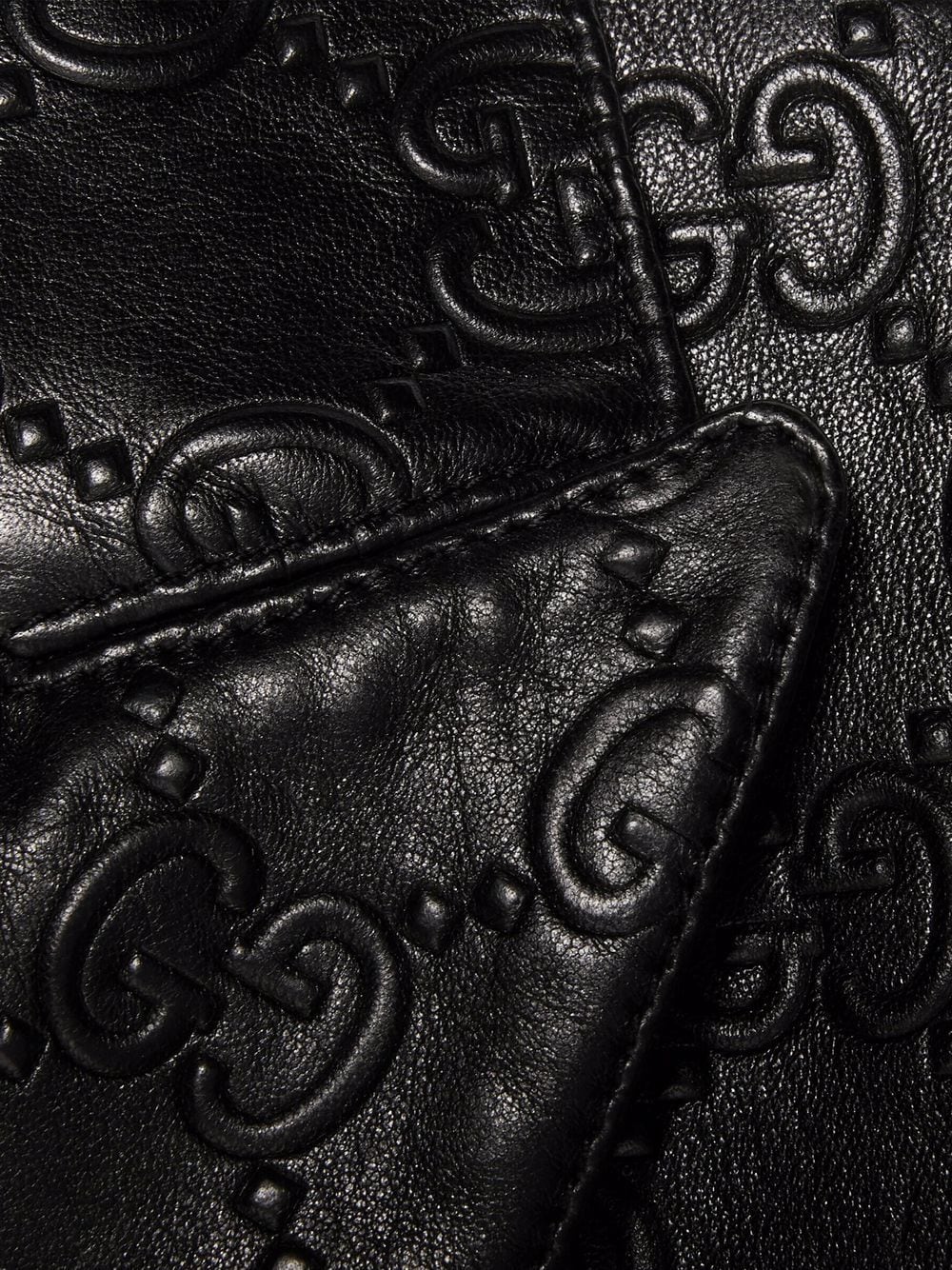 Gucci Embossed GG Leather Blazer - Farfetch