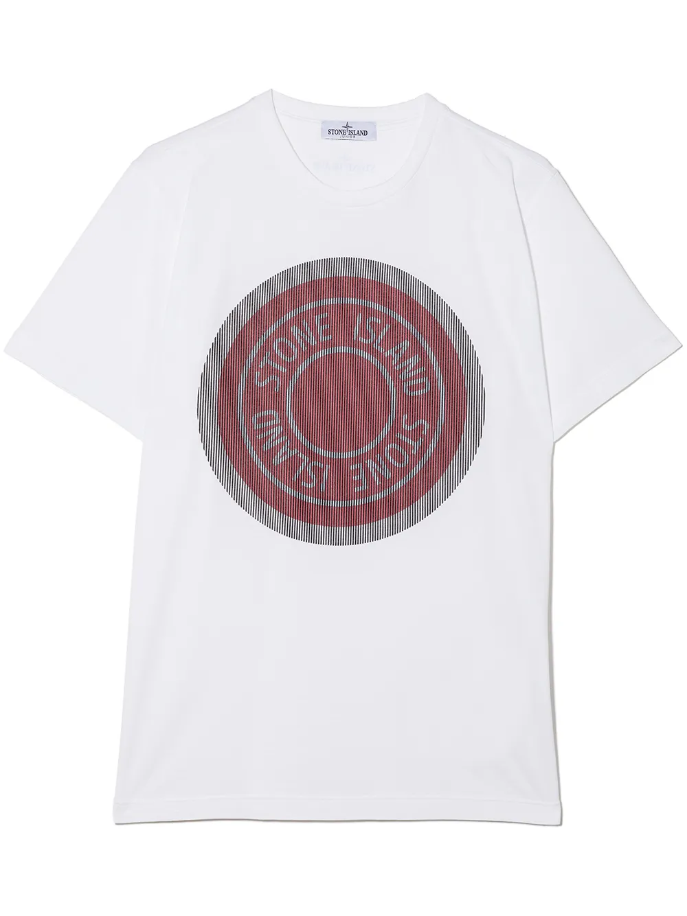 

Stone Island Junior playera con logo estampado - Blanco