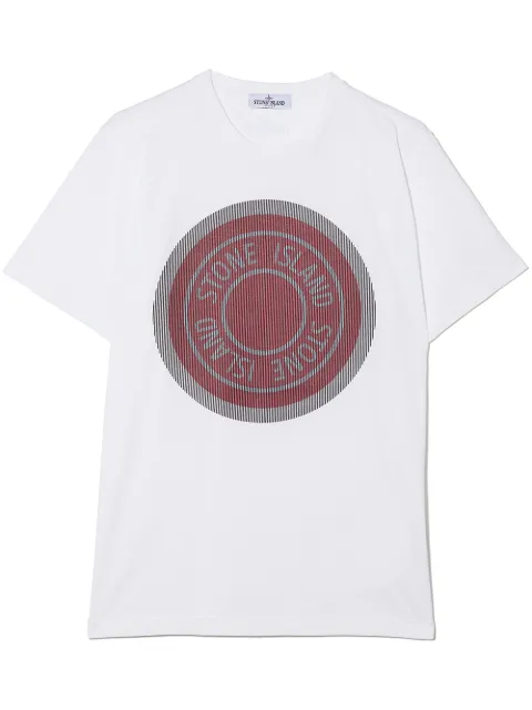 Stone Island Junior تيشيرت بطبعة شعار الماركة