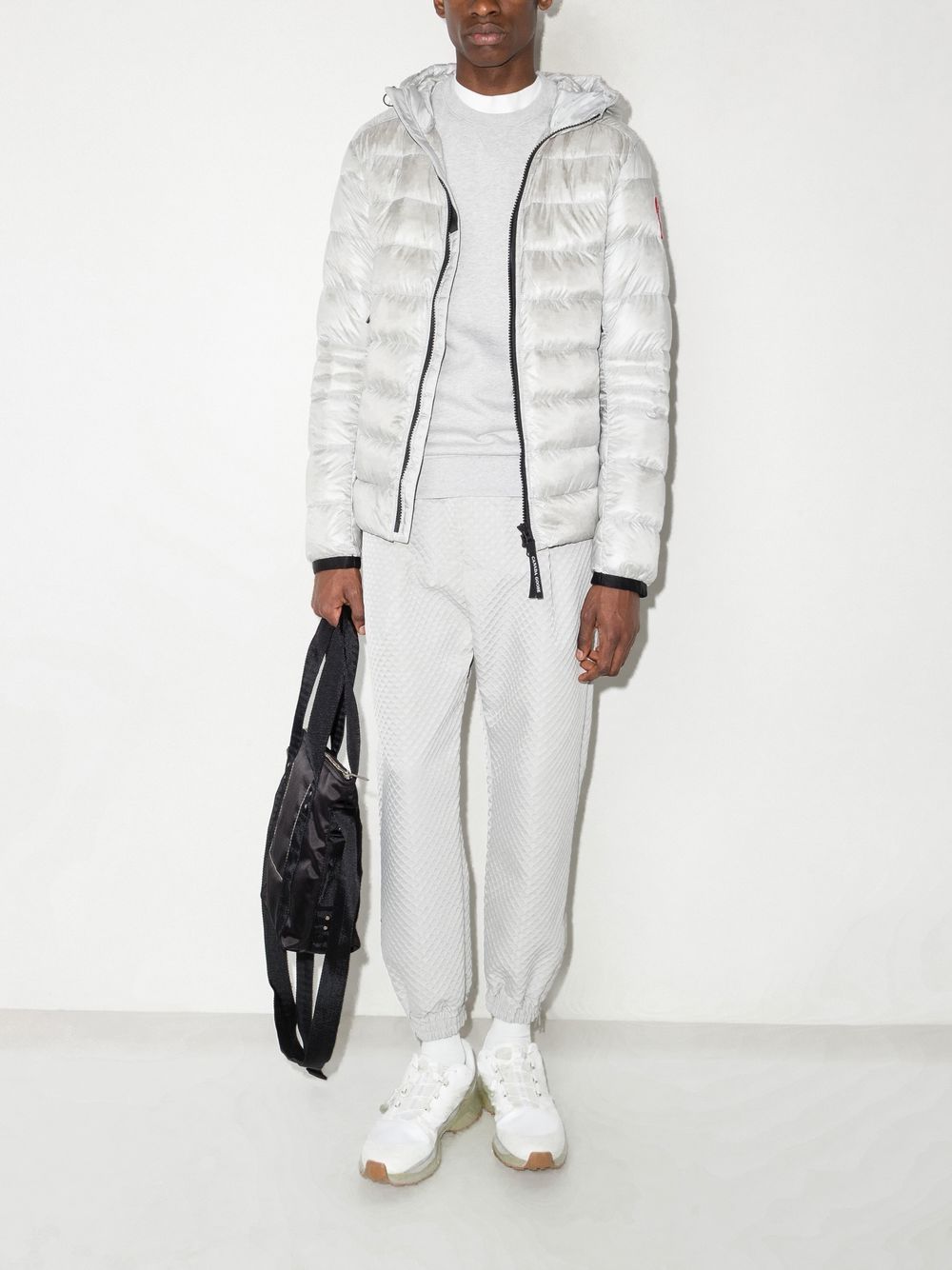 Shop Canada Goose Quilted Puff Jacket In Silver