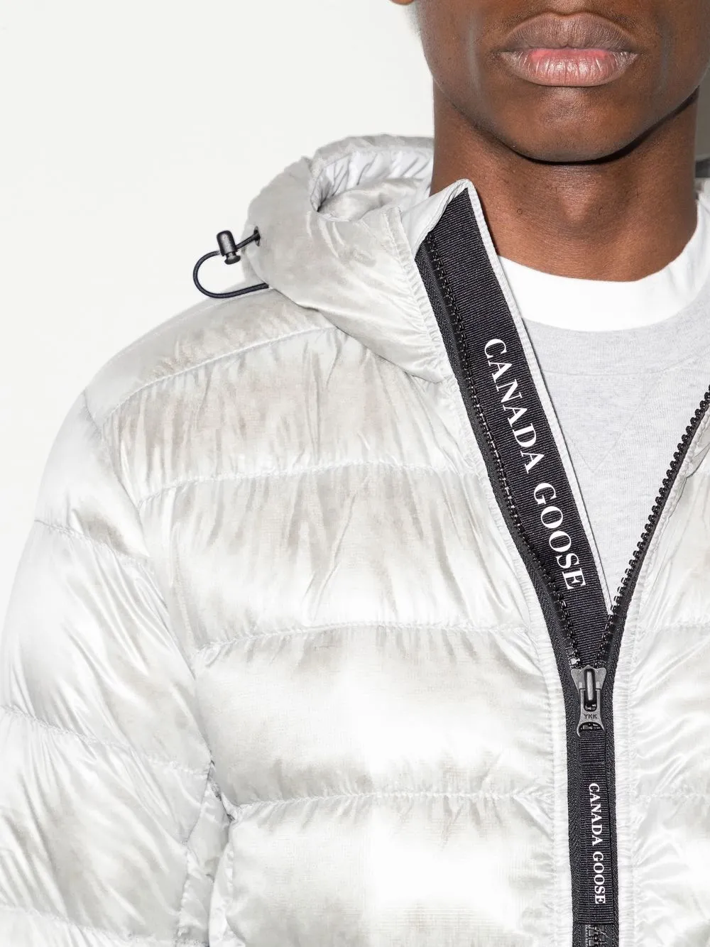Canada Goose Crofton Quilted Shell Jacket In Silver