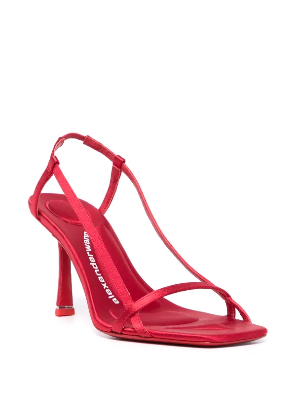 alexander wang red sandals