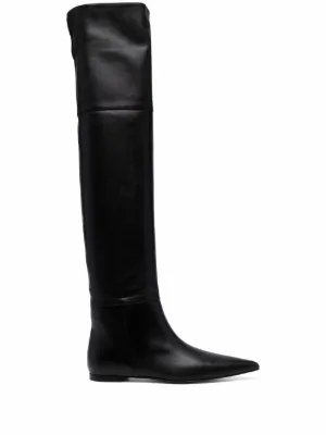 knee high boots flat sale