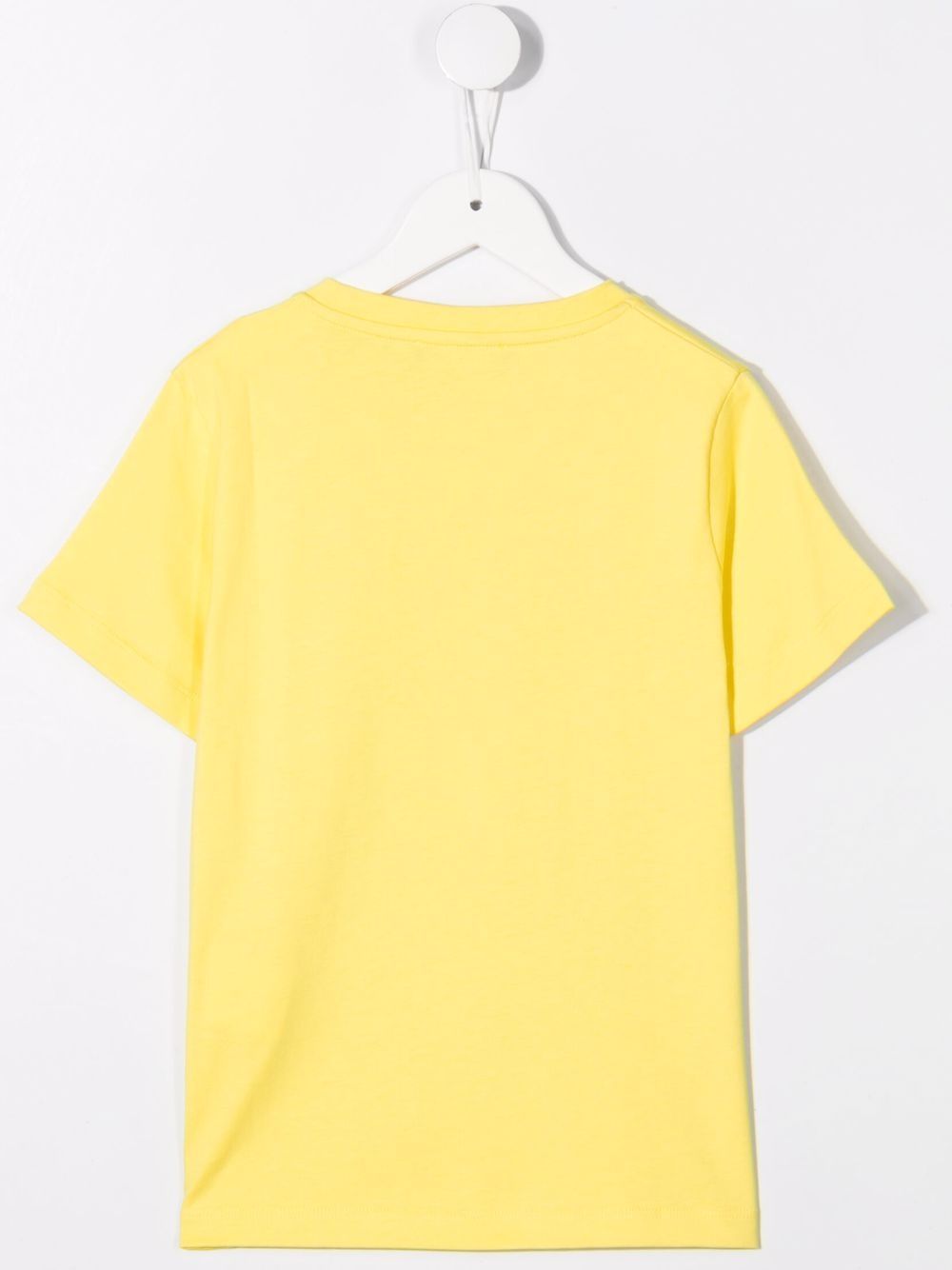 Shop Versace Medusa-motif Cotton T-shirt In Yellow